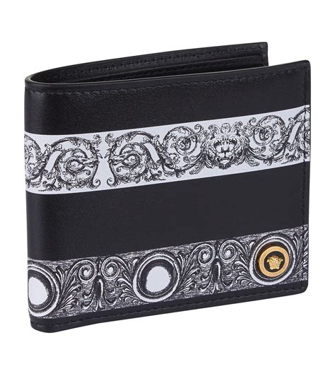 versace icon leather bifold wallet|Versace bifold wallet.